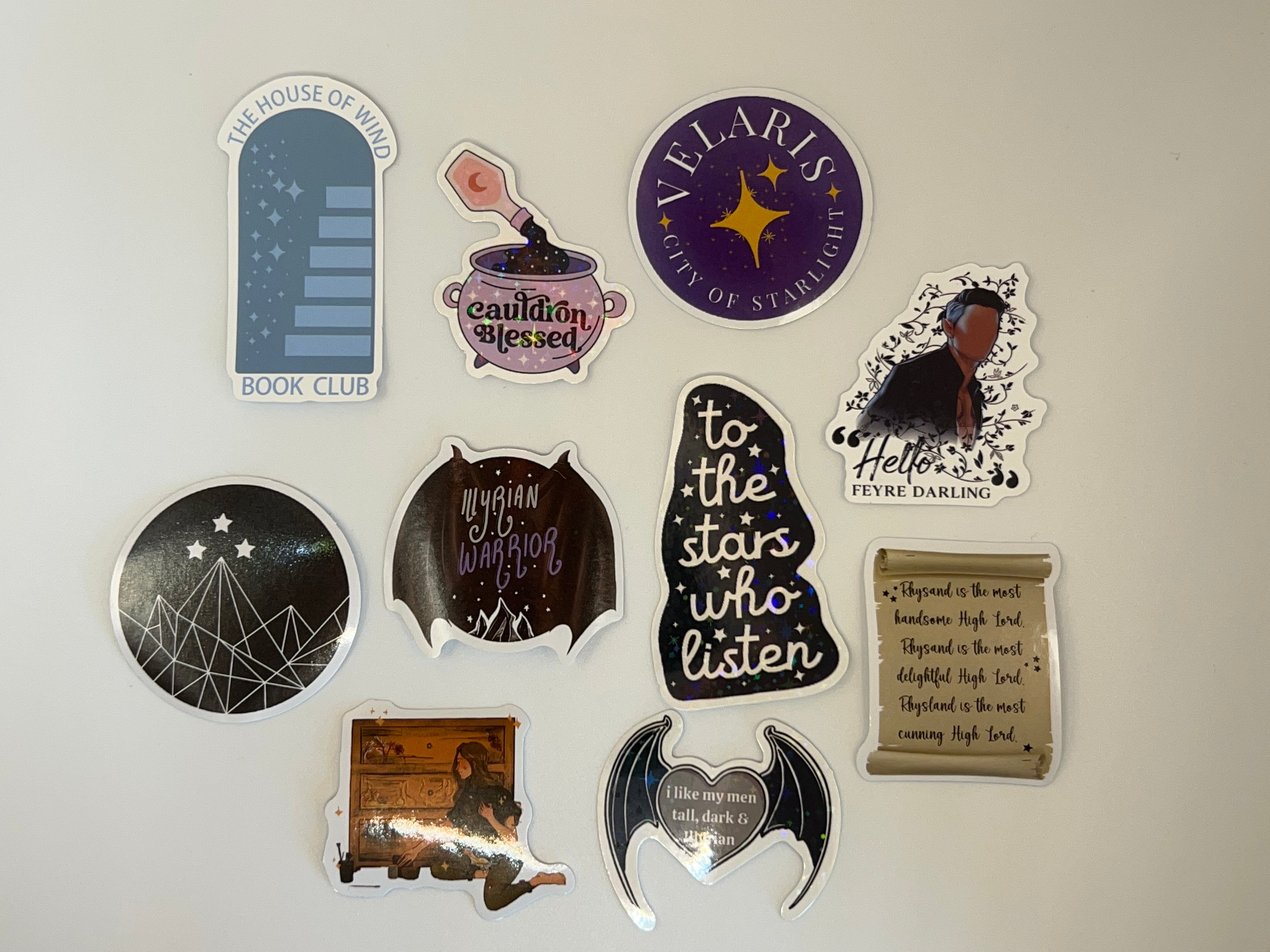 A Court of Thorns And Roses Sticker Bundle