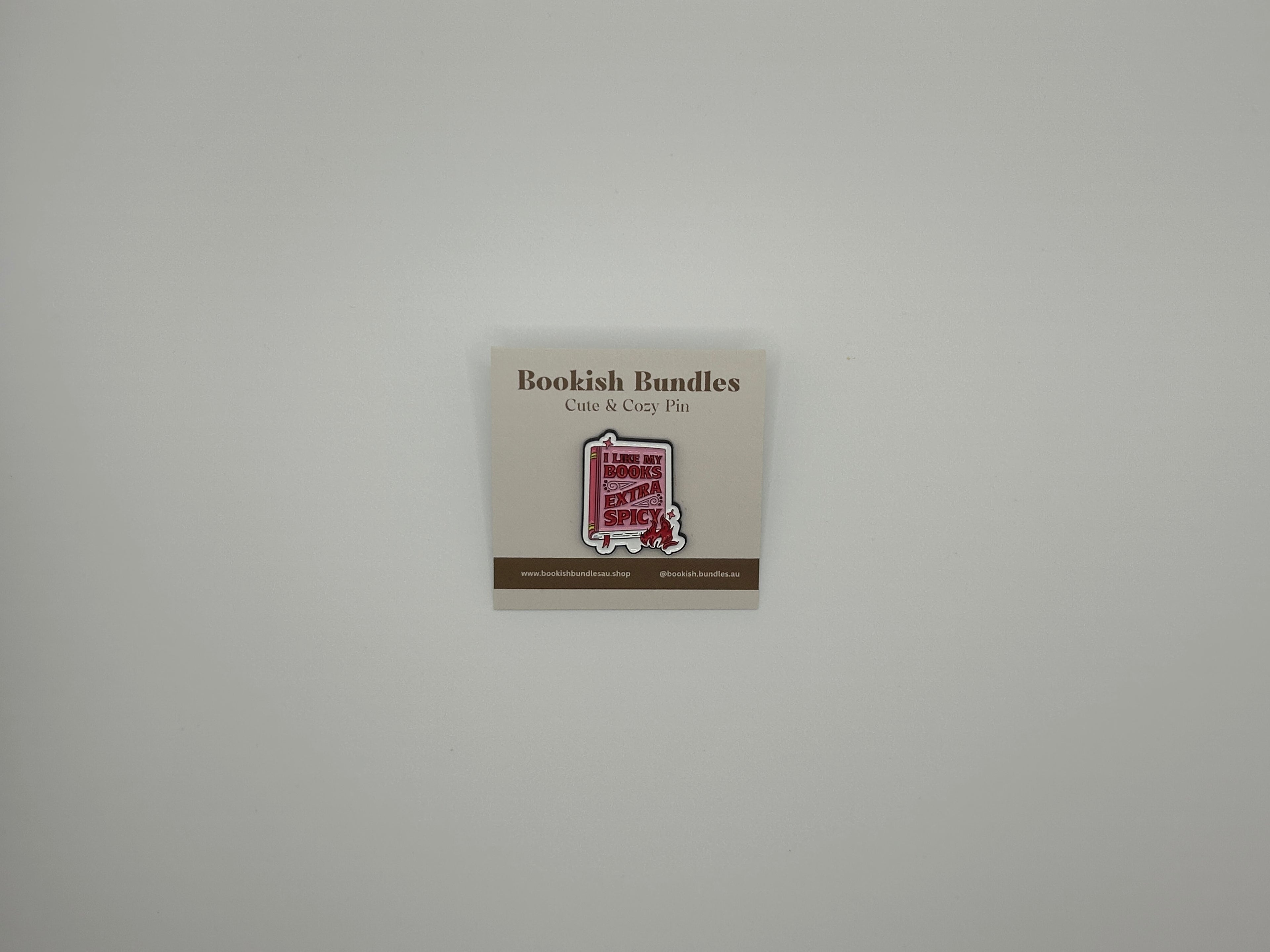 I Like My Books Extra Spicy Pin