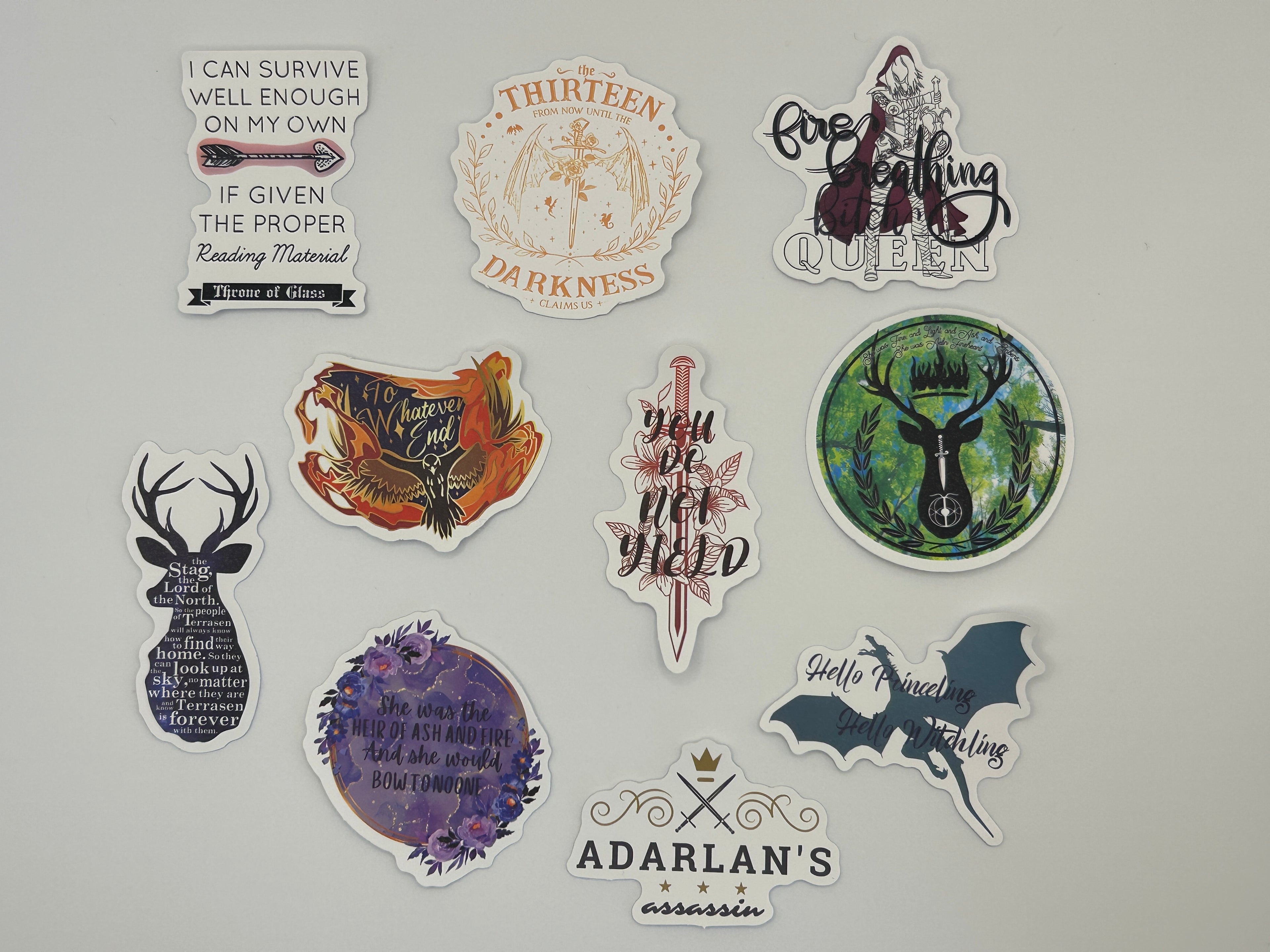 Throne of Glass Sticker Bundle