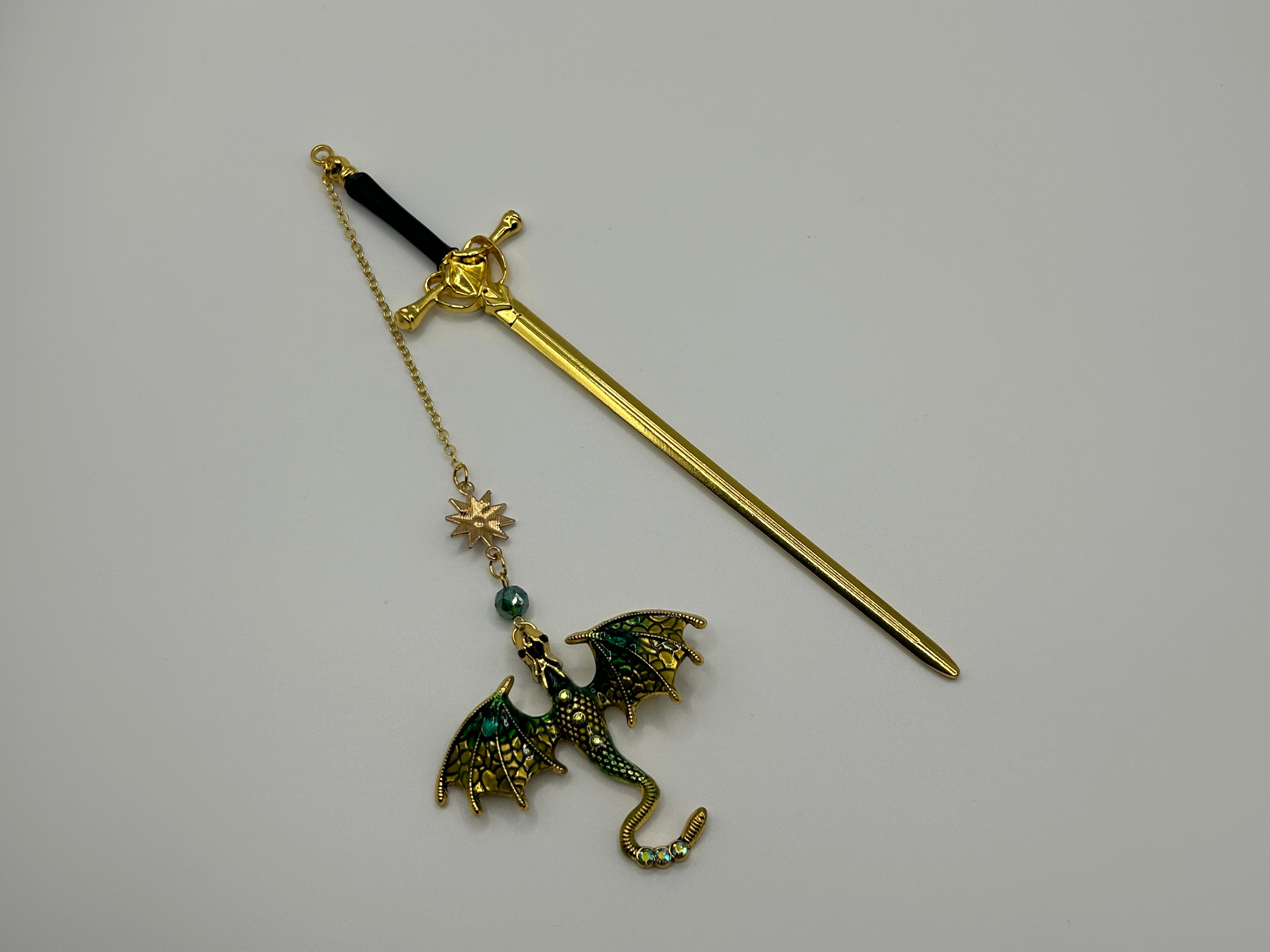 Green Dragon Sword Bookmark