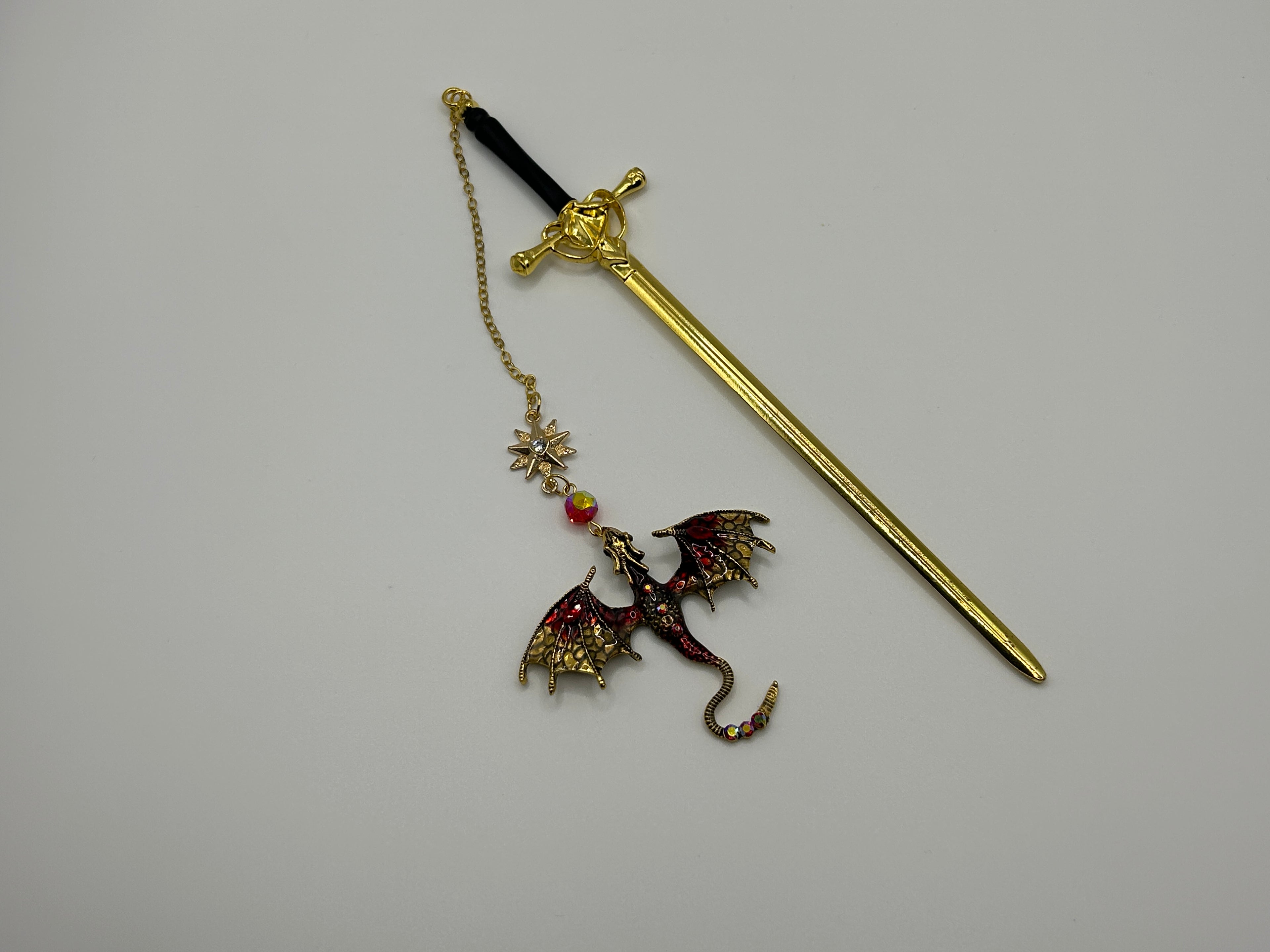 Red Dragon Sword Bookmark