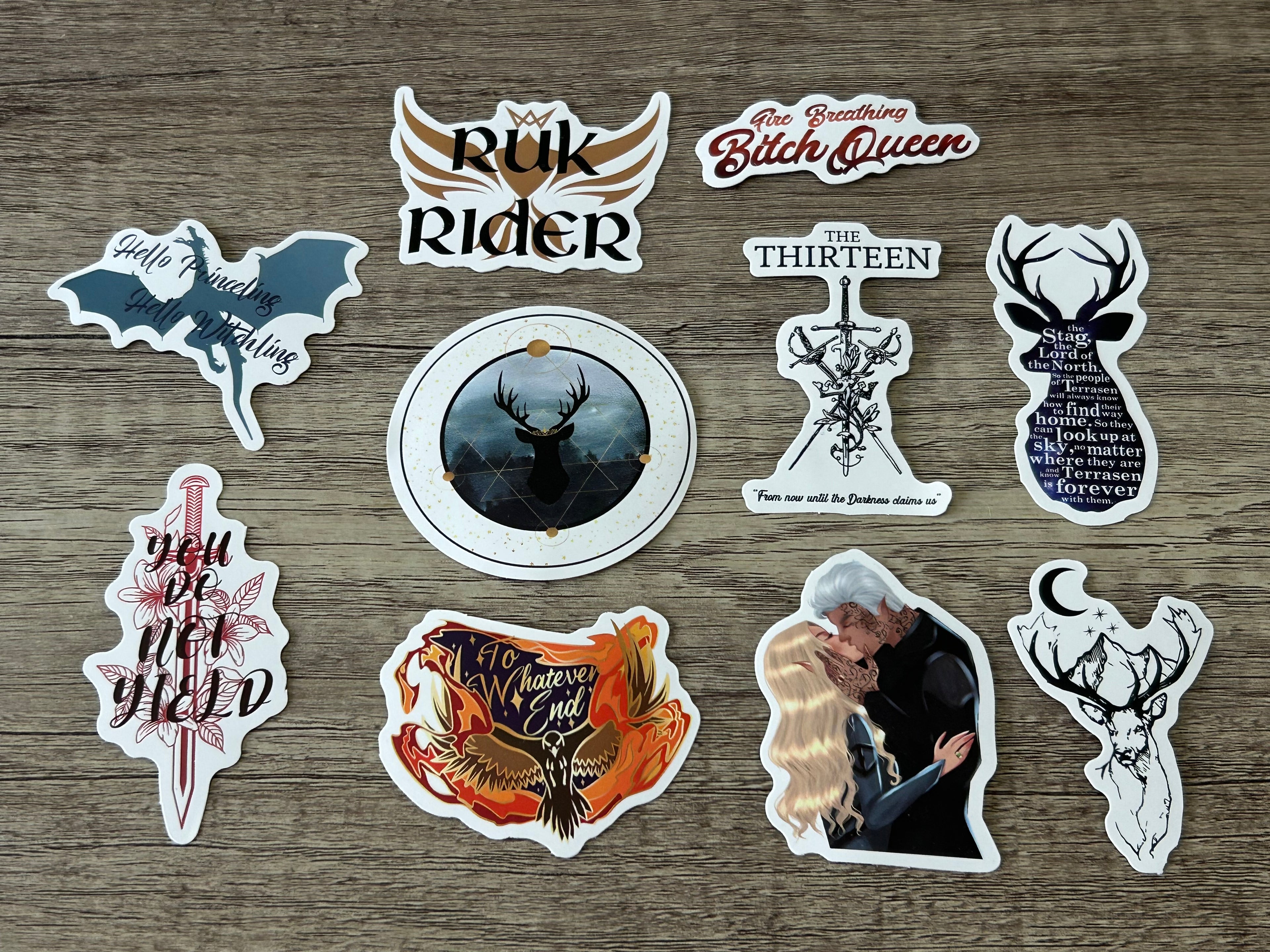 Throne of Glass Sticker Bundle