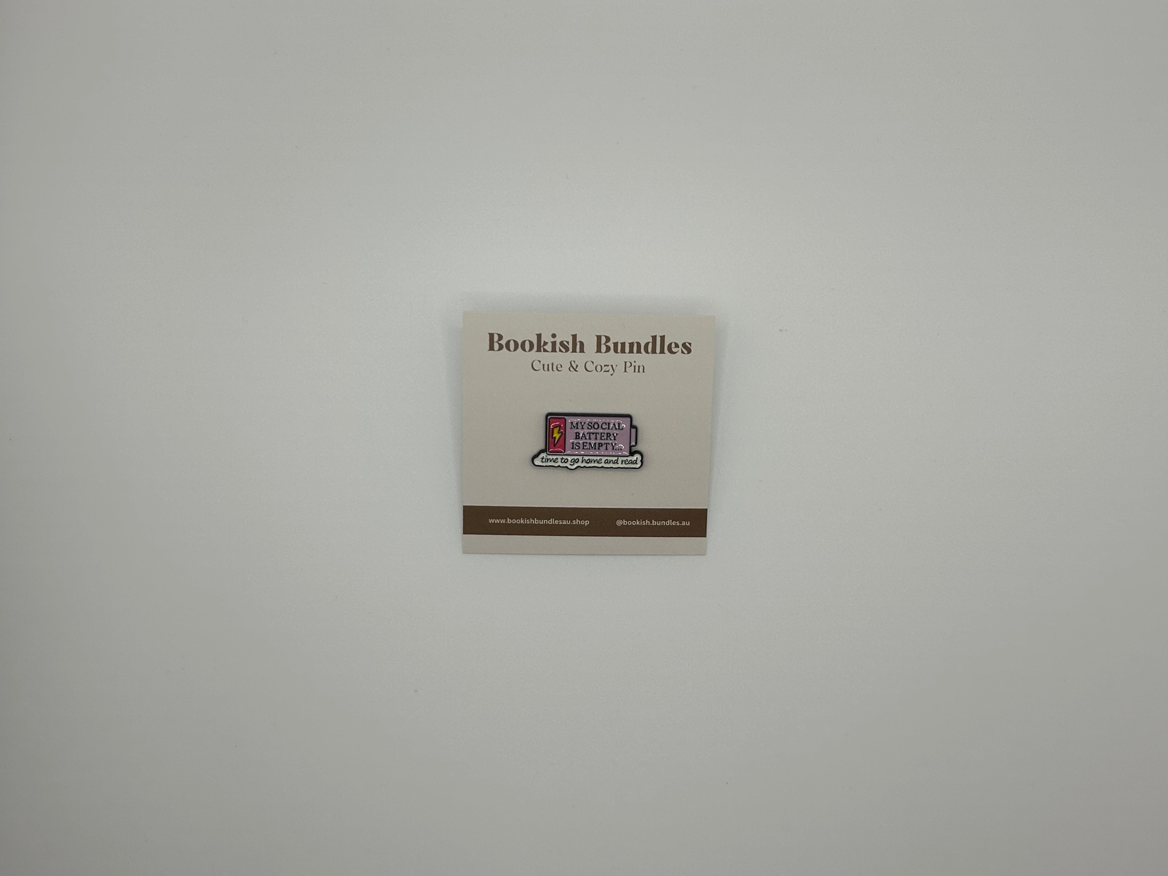 My Social Battery Is Empty... Pin