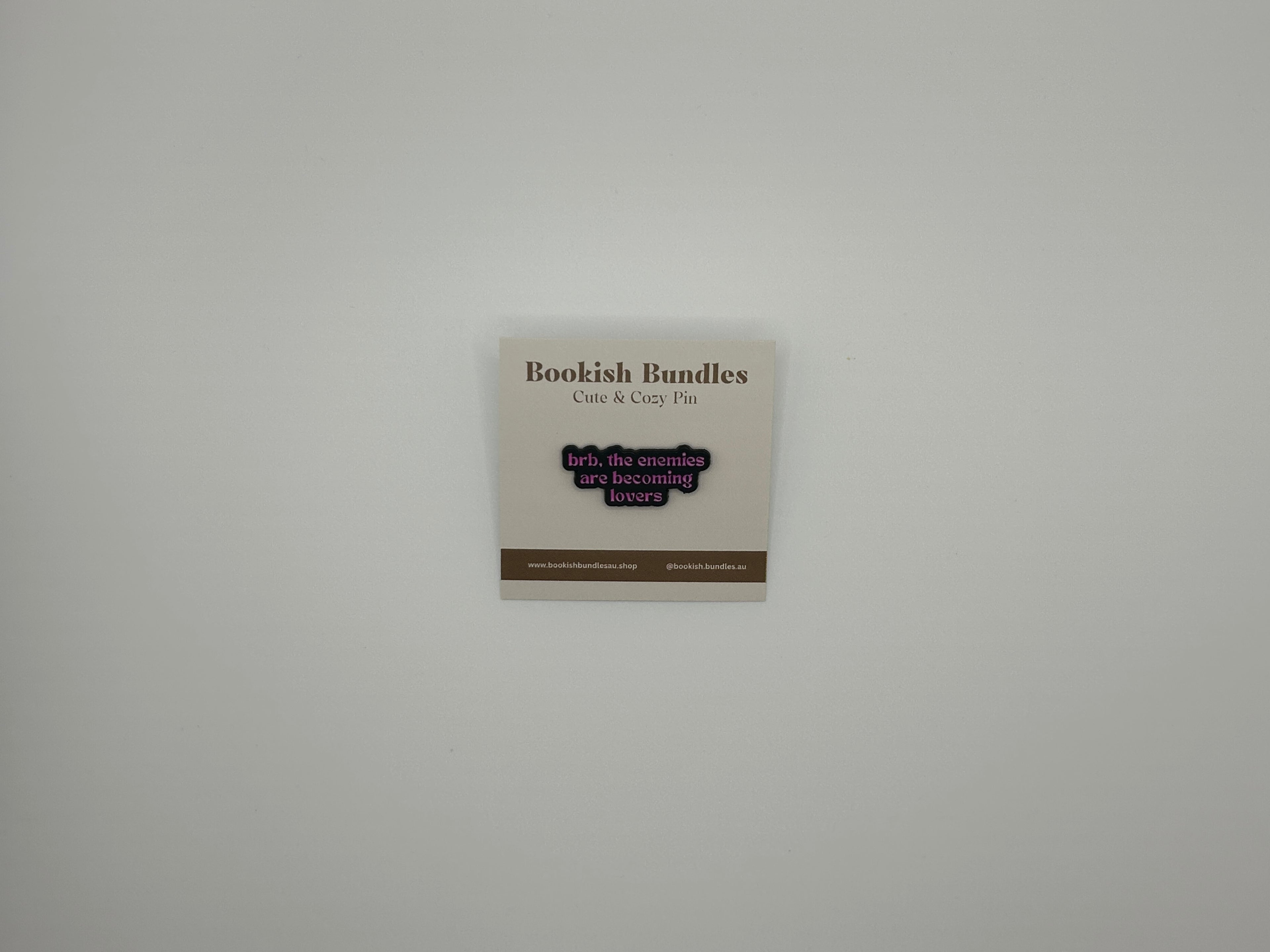 BRB, The Enemies Are Becoming Lovers Pin