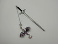 Purple Dragon Sword Bookmark