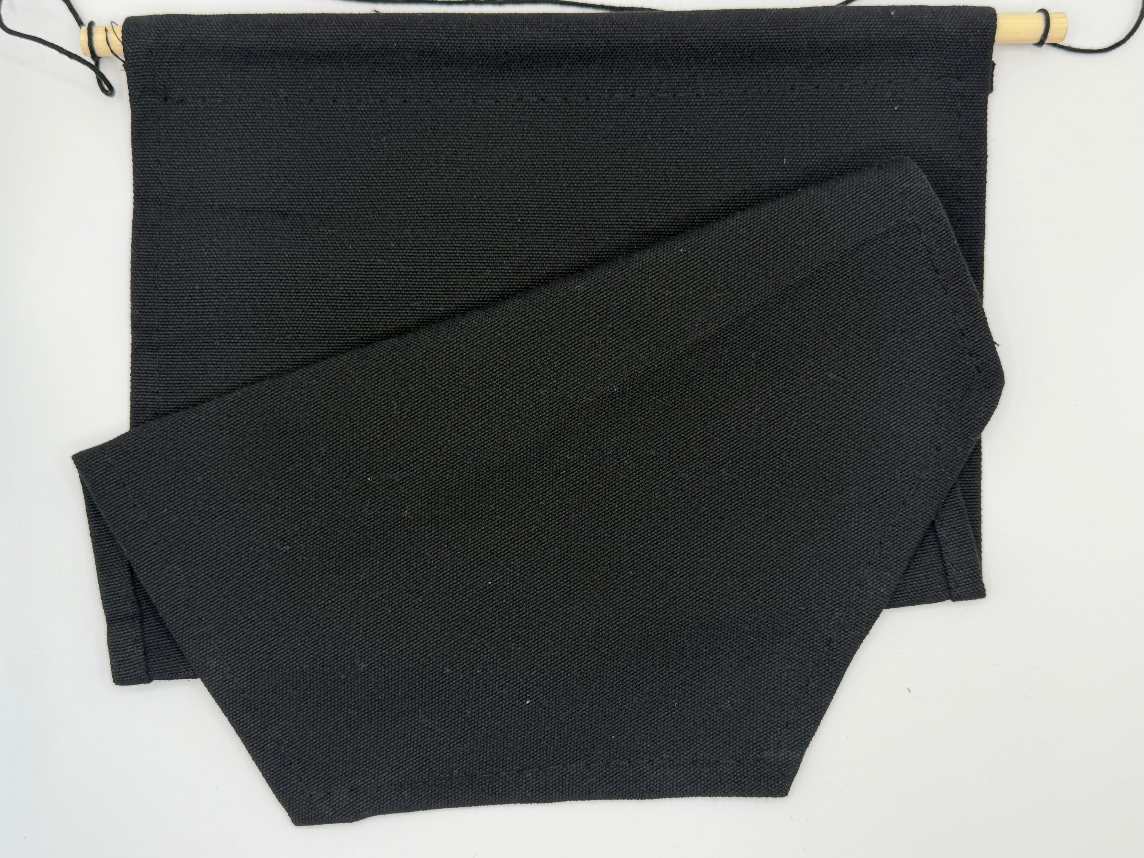 Black Large Pin Banner